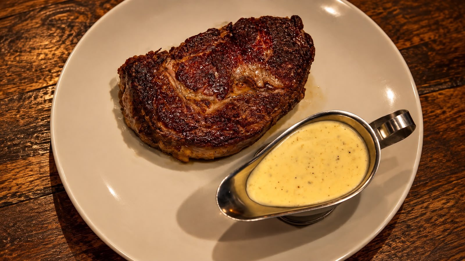 Entrecôte grillée et sa sauce béarnaise